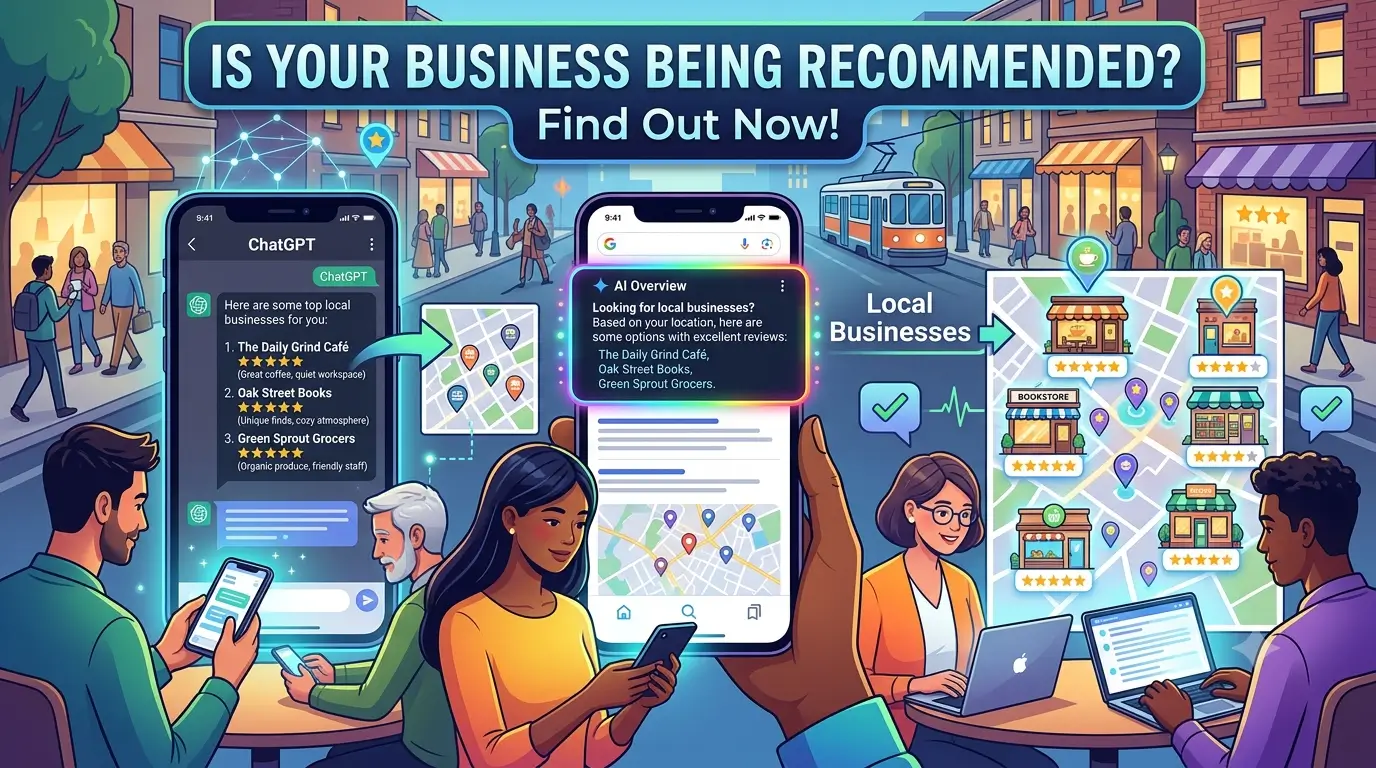 ChatGPT and AI Overviews Are Already Recommending Local Businesses. Is Yours One of Them?